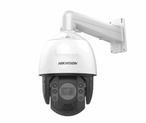 Domo PTZ IP 4 Megapixel  / ACUSENSE (Evita Falsas Alarmas)  / Alerta Audible y Luz Estroboscópica / Autoseguimiento 2.0 / Hi-PoE / DARKFIGHTER